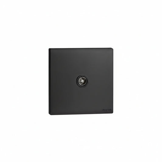 Legrand Obria Series Single TV Socket-Black Price in Pakistan