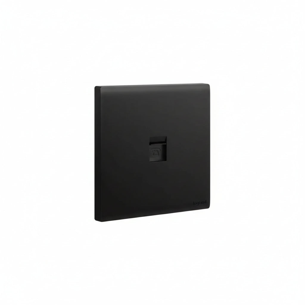 Legrand Obria Series Telephone Socket-Black Price in Paksitan 