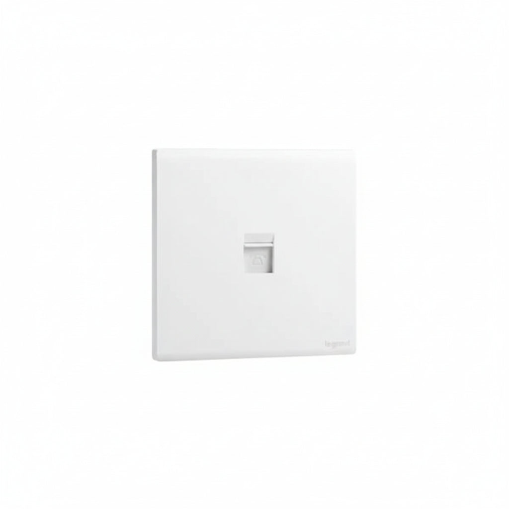 Legrand Obria Series Telephone Socket-White Price in Paksitan 