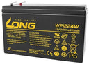 LONG WP1224W 12V 6Ah Lead Acid Rechargeable Battery