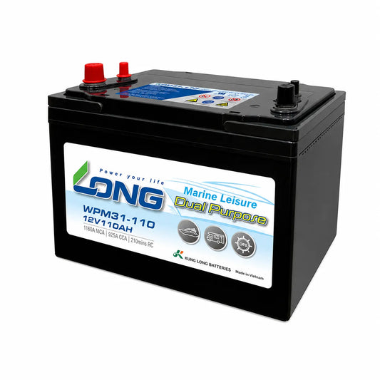 LONG WPM31-110 12V 110Ah Dual Terminal Cycle Battery Price In Pakistan