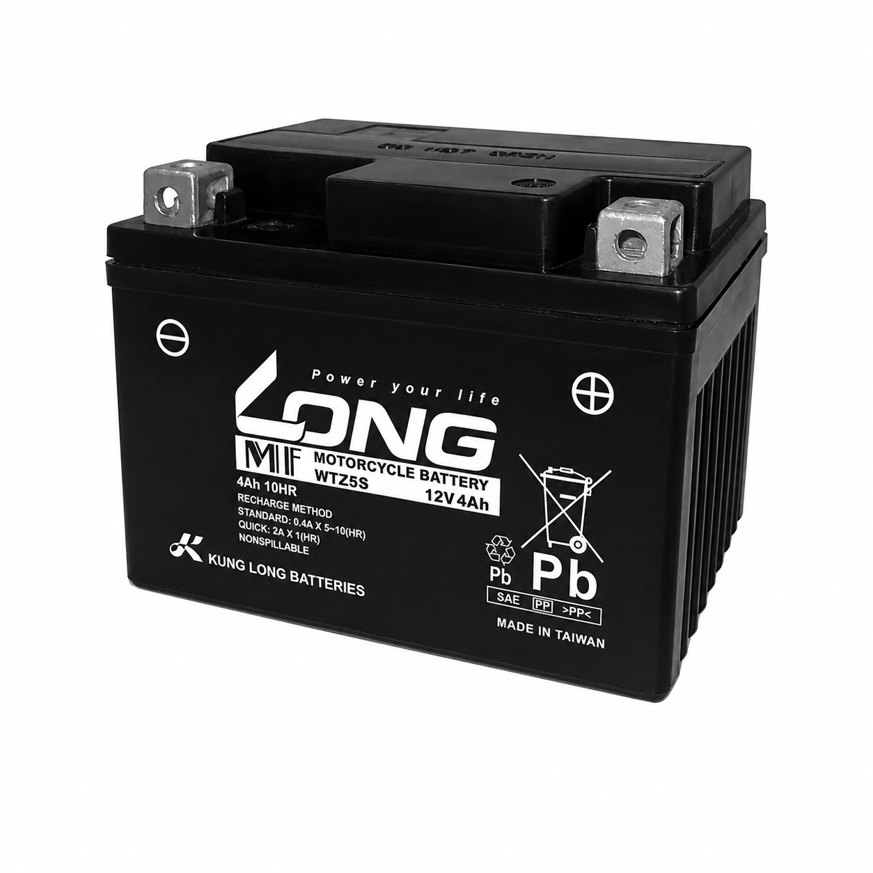LONG WTZ5S 12V 4Ah Maintenance-Free Motorcycle Battery Price In Pakistan