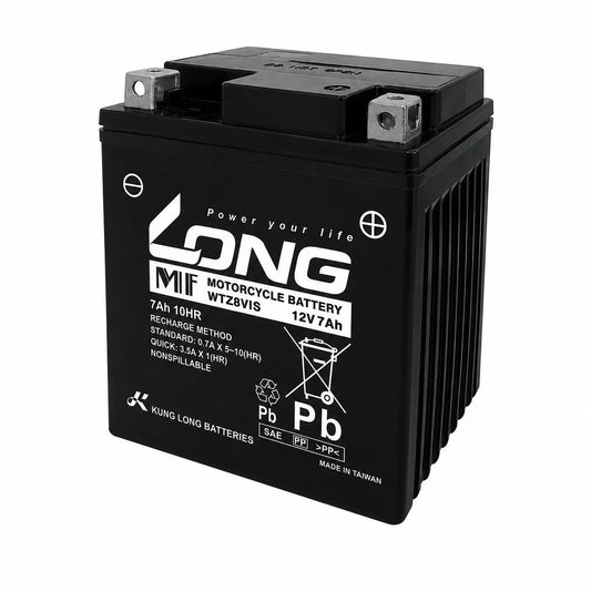 LONG WTZ8VIS 12V 7Ah Maintenance-Free Motorcycle Battery Price In Pakistan