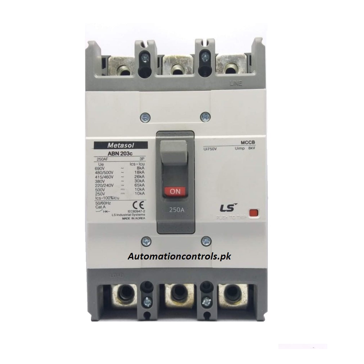 LS Abs 203c 3 Pole MCCB Breaker Price in Pakistan