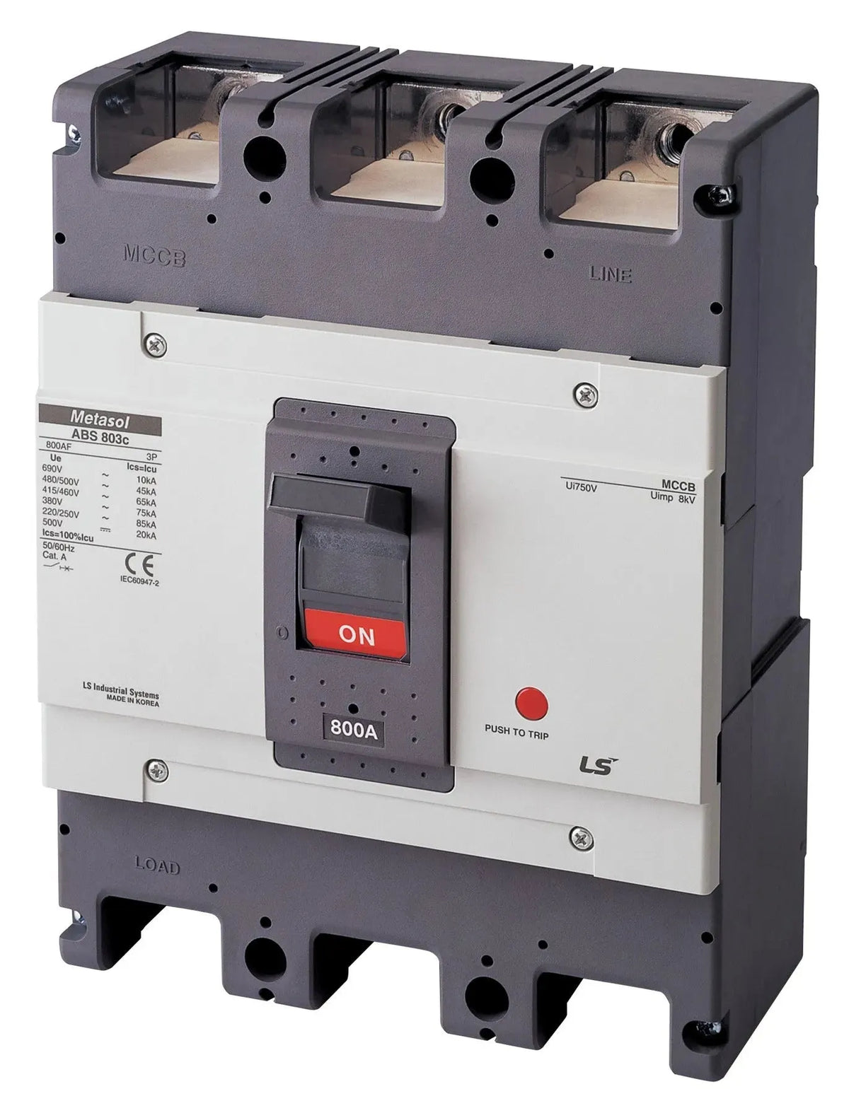LS Abs 803c 3 Pole MCCB Breaker Price in Pakistan Main image