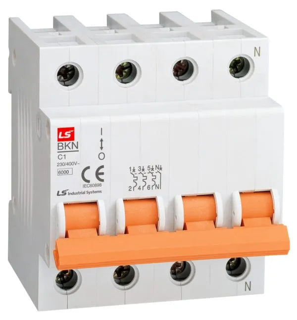 LS Electric BKH 4 Pole Miniature Circuit Breaker