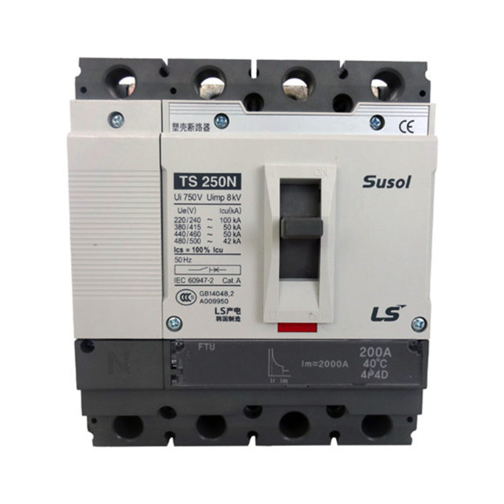 LS Electric TS1250N AG5 – 4 Pole Molded Case Circuit Breaker, 1200A