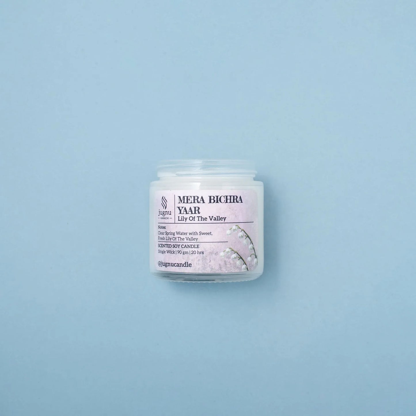 Mera Bichra Yar Scented Soy Candle Lily of the Valley in Price in Pakistan 