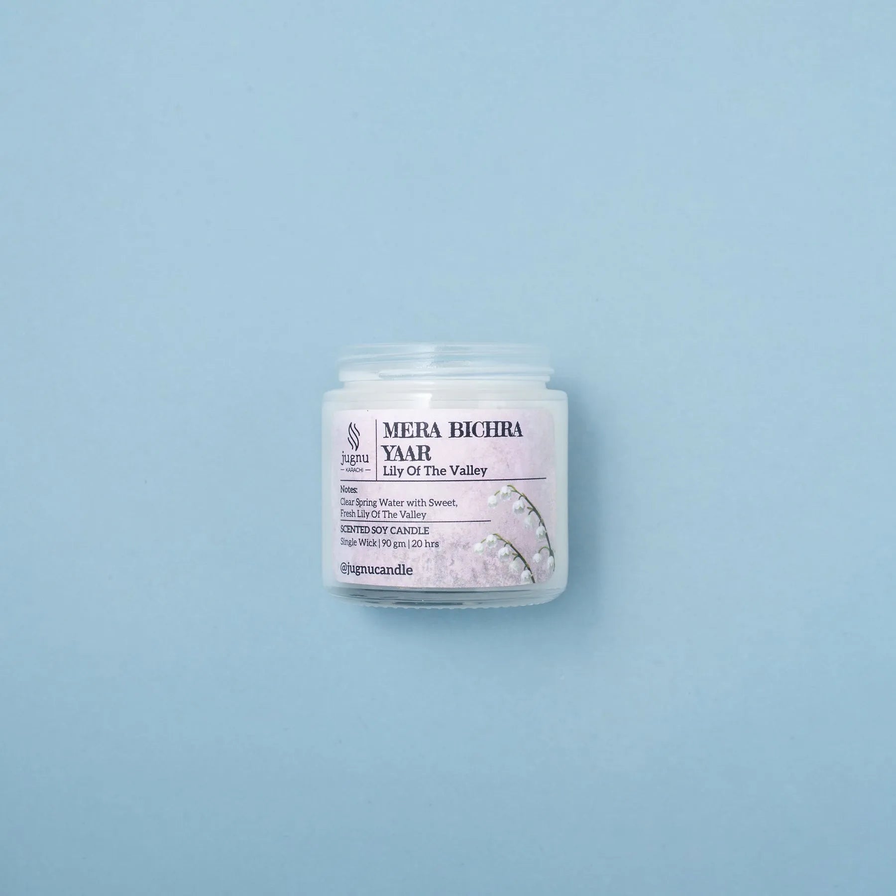 Mera Bichra Yar Scented Soy Candle Lily of the Valley in Price in Pakistan 