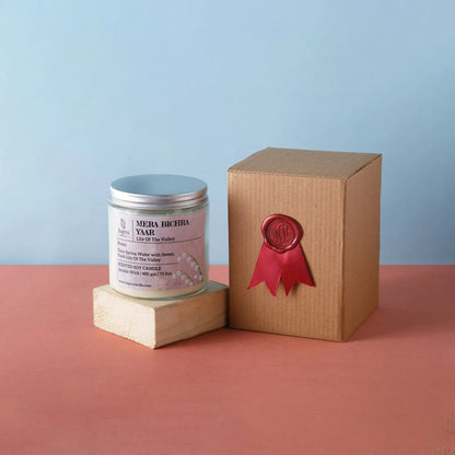 Hand Poured Mera Bichra Yar Scented Soy Candle in Price in Pakistan 