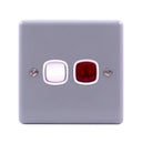 Orange Metal Clad Series Double Pole Switch with Indicator 20A
