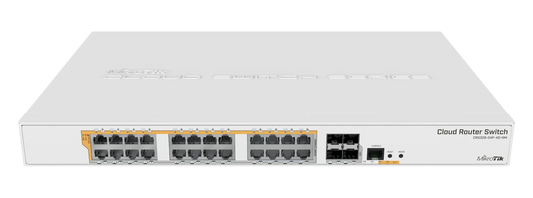 MikroTik CRS328-24P-4S+RM 24-Port Gigabit PoE Switch