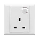 Monaco Single Switch Socket Outlet with Indicator 13A