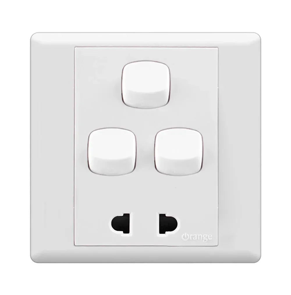 Monaco 4 Gang 2 Way Flush Switch Price in Pakistan Main image