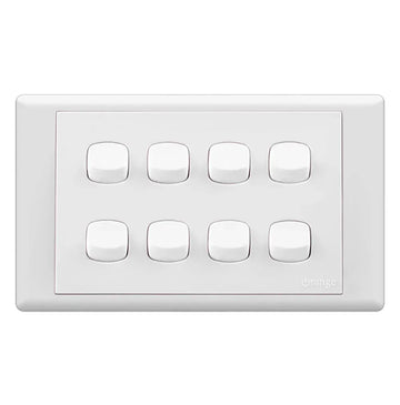 Enigma Double Pole Switch with Indicator White Color Price in Pakistan