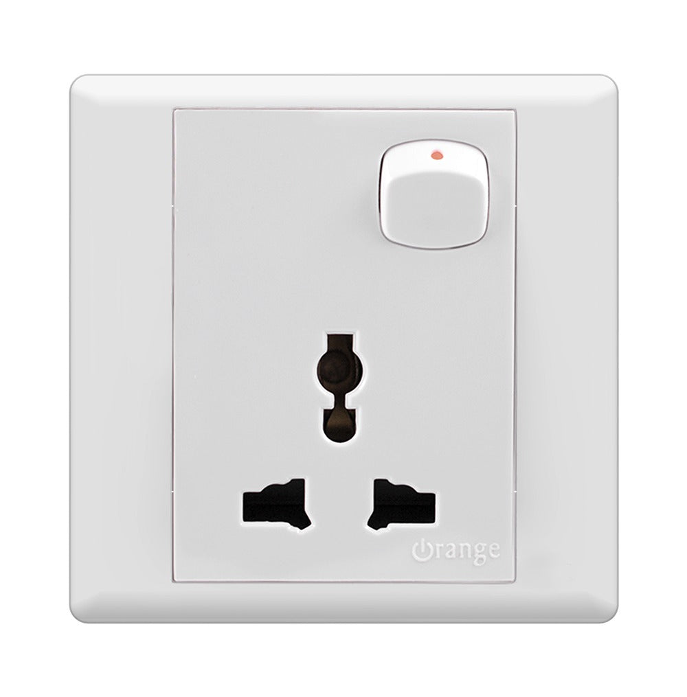 Monaco Multi Switched Flat Pin Socket Outlet Price in Pakistan