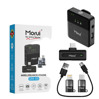 Morui 3 In 1 Wireless Microphones Price in Pakistan