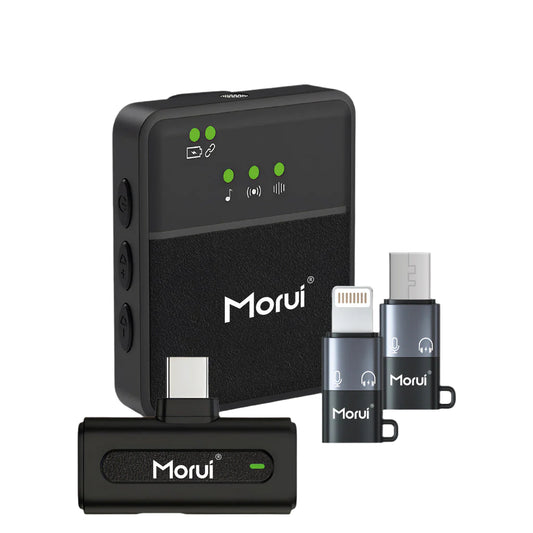 Morui 3 In 1 Wireless Mic Price in Pakistan