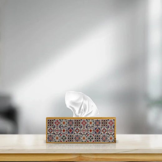 Mosaic Handmade Wooden Tissue Box Price in Pakistan