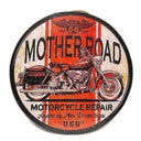 Mother Road Hanging Wooden Frame Round