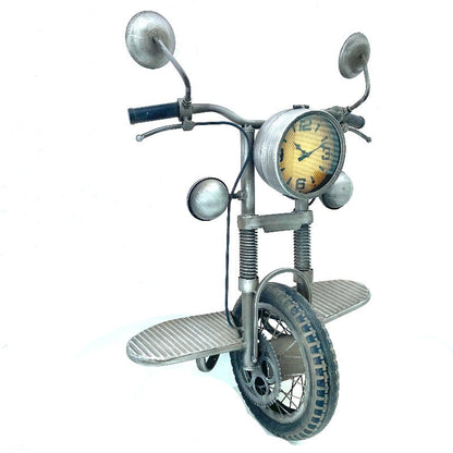 Motorbike Metal Wall Clock