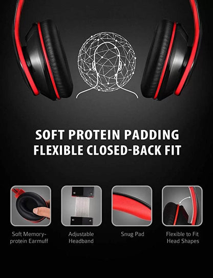 Mpow 059 Bluetooth Headphones Over Ear  soft Memory Price in Pakistan
