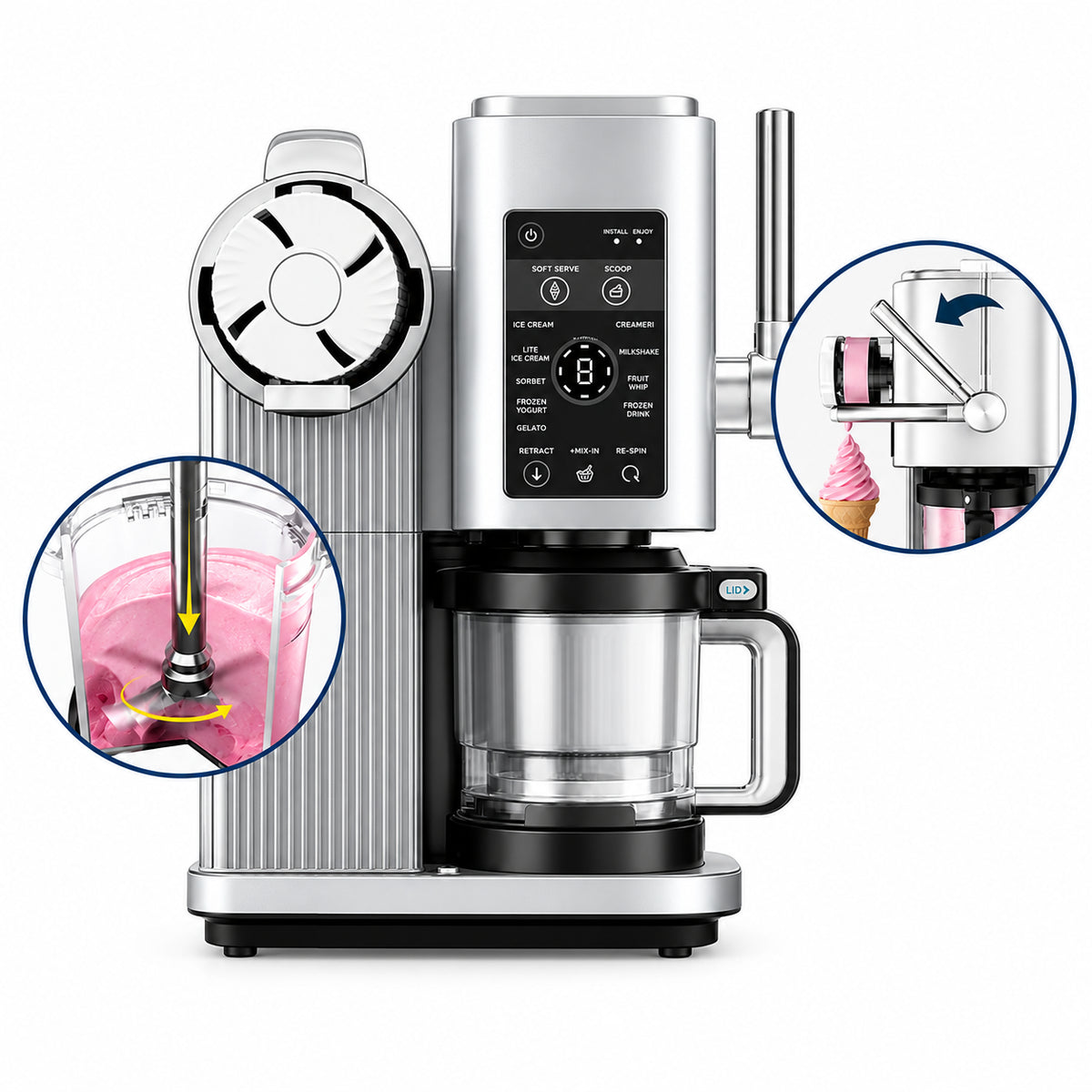 Ninja CREAMi Scoop & Swirl Ice Cream Maker Price In Pakistan Main image