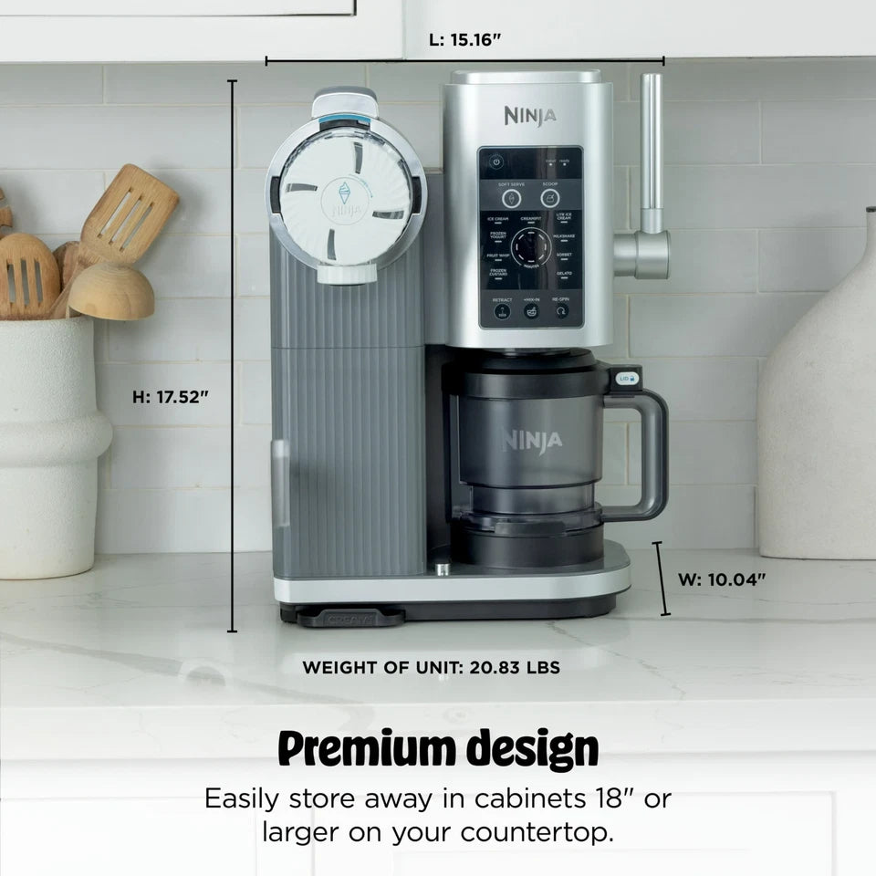 Ninja CREAMi Scoop & Swirl Ice Cream Maker 