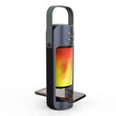 3-in-1 Portable LED Flame Light Speaker with Wireless Charger