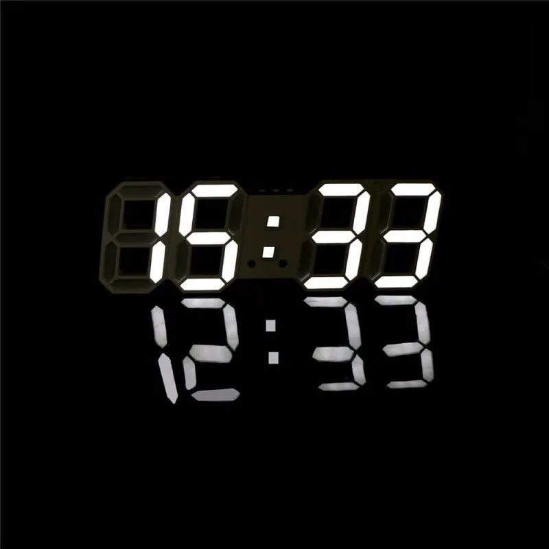Ogtech 3D LED Table Clock Digital White Price in Pakistan 