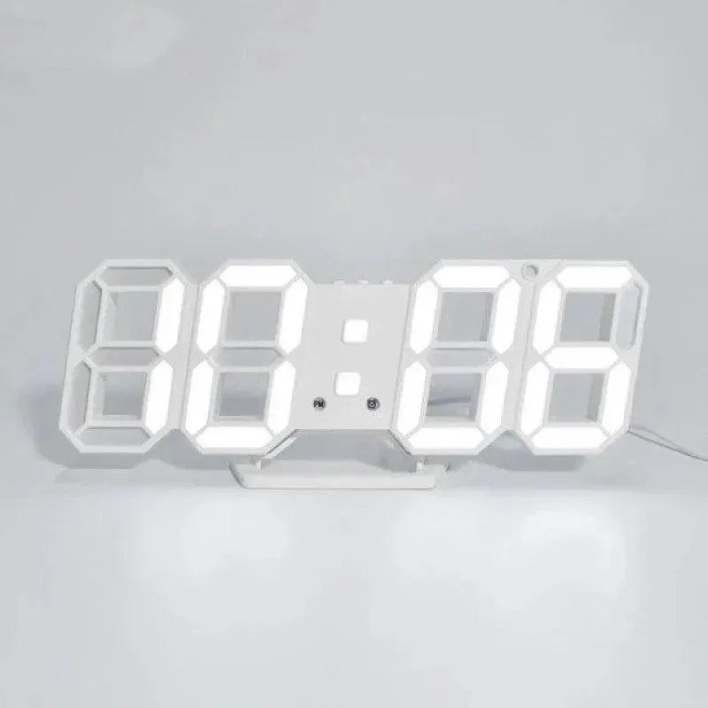 Ogtech 3D LED Clock Digital White Price in Pakistan 