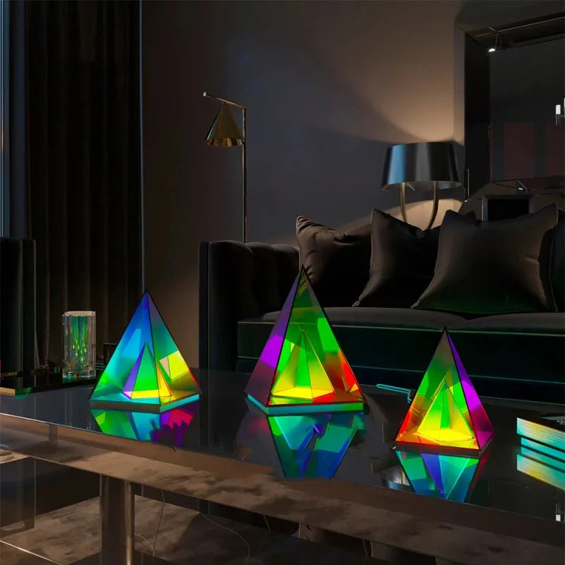 Pyramid Infinity Lamp Secondary image