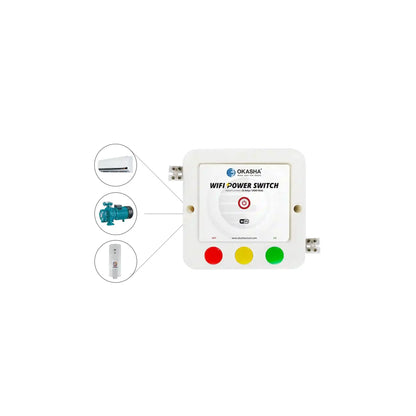 Okasha Wifi Smart Power Extension White Color Price in Pakistan