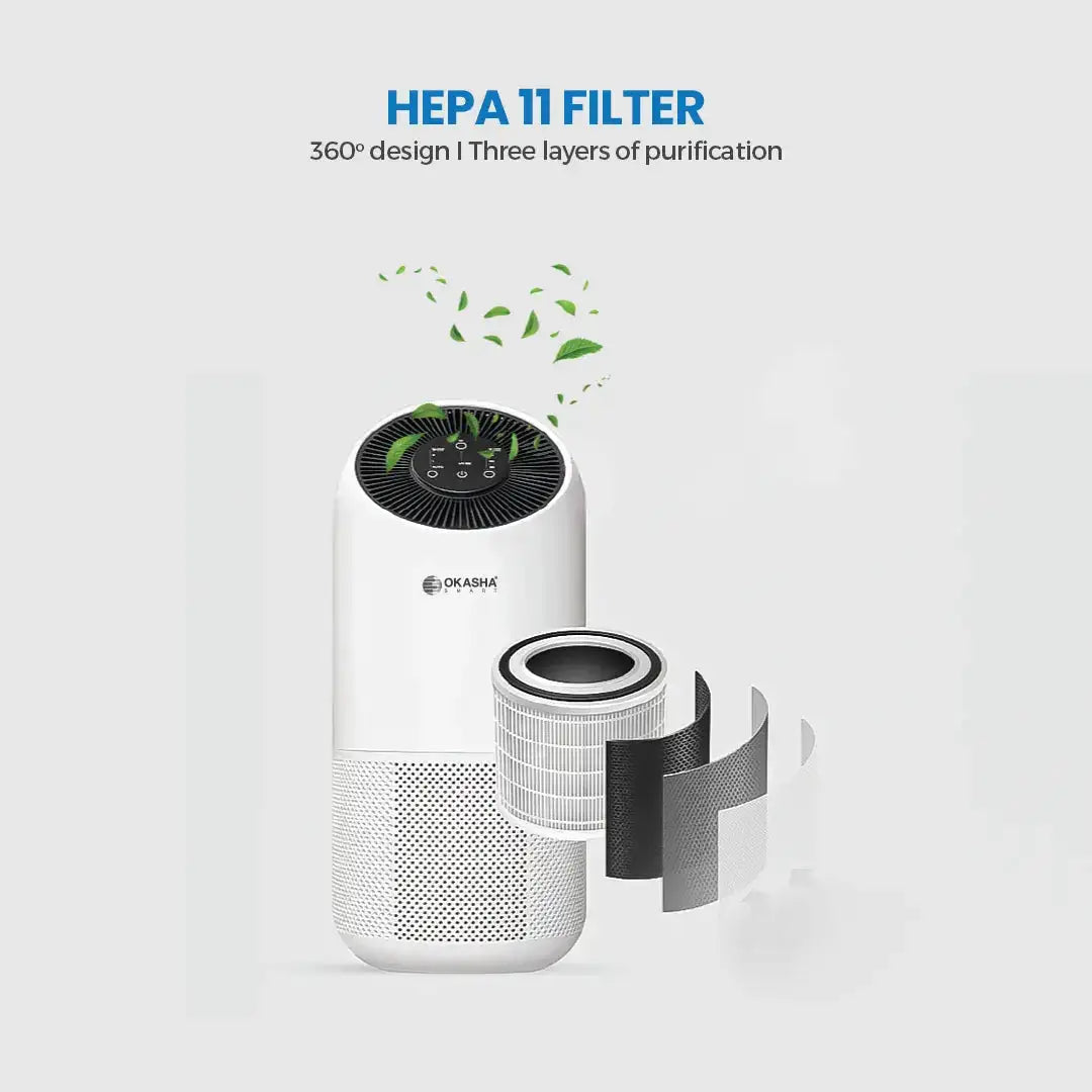 Okasha X300 Smart Air Purifier with HEPA Filtration & Smart Control Secondary image
