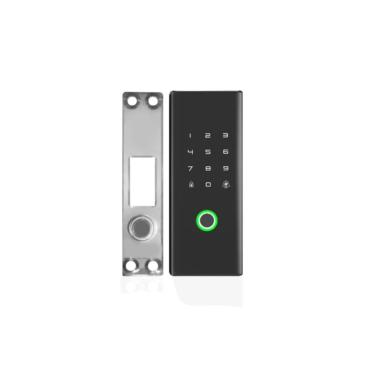 Okasha Smart Glass Door Lock (Glass to Aluminium Price in Pakistan  Main image