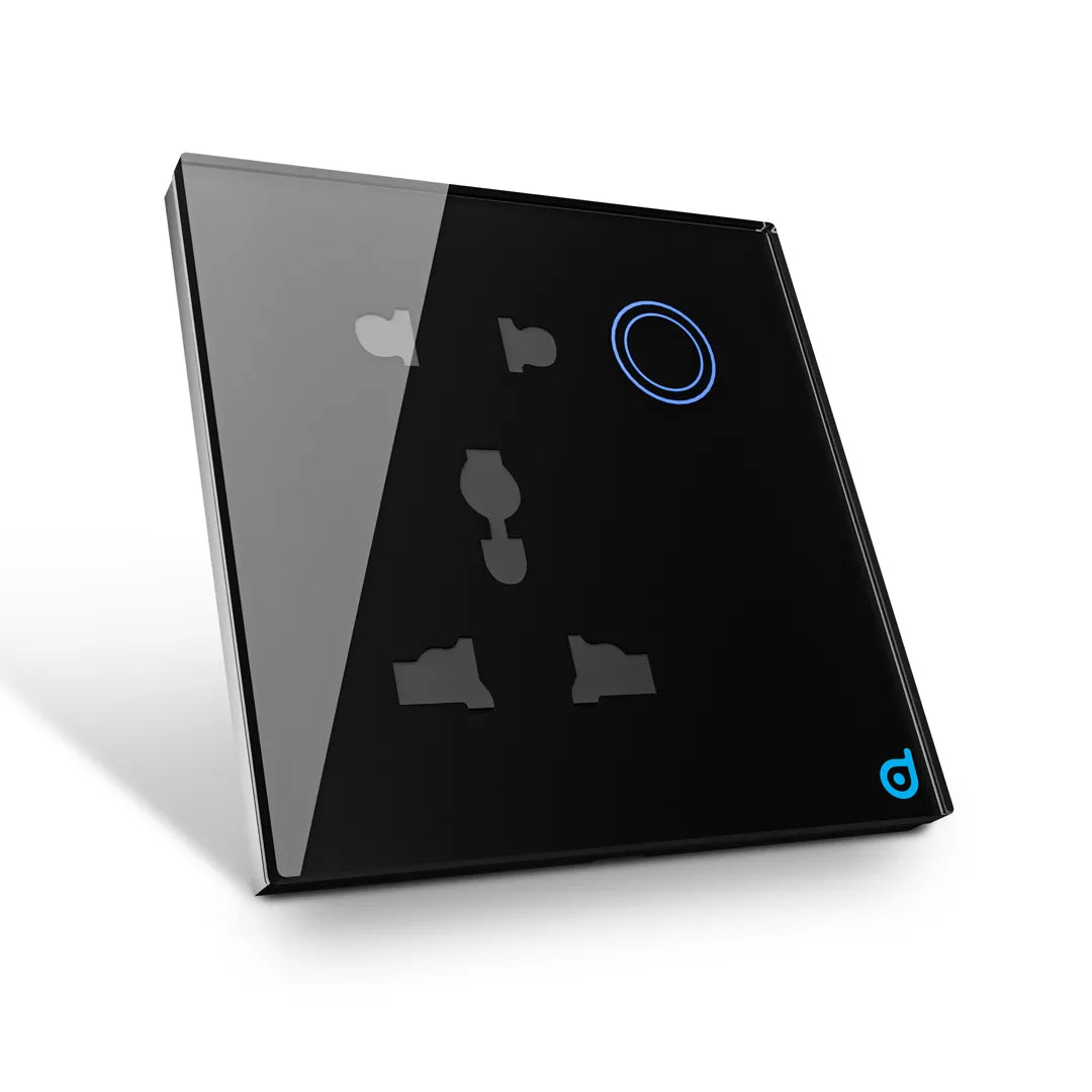 BlueDot Smart Wifi Universal Switch Socket Black Price in Pakistan Main image