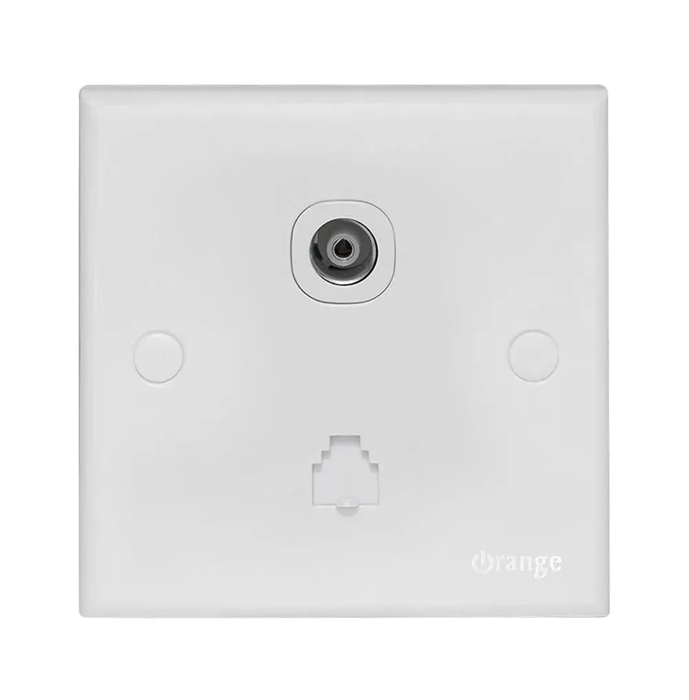 Aqua Elegance Multi Socket + 2 USB Charger Brown Price in Pakistan