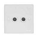 Casablanca 1-2 Gang TV Co-Axial Outlet 75 Ohm