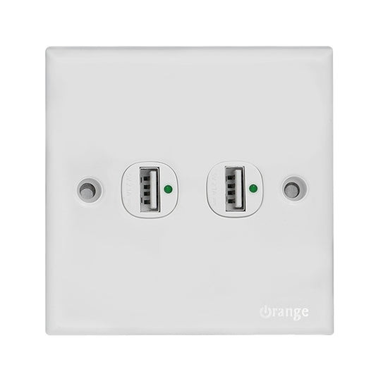 Orange Casablanca 2 Gang TV Co-Axial Outlet 75 Ohm Price in Pakistan