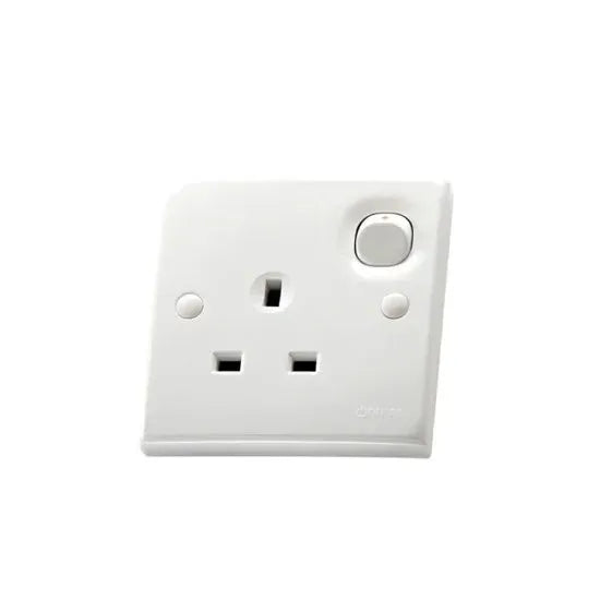 Orange Flat Pin Single Switch Socket Price in Pakistan Main image