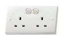 Casablanca Twin Switch Socket Outlet 13Amp