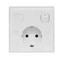 Casablanca Schuko Socket Outlet with Switch + Removable Plug 16 Amp