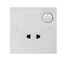 Casablanca 1 Gang + 2 Pin Socket Outlet 10Amp