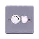 Orange Metal Clad Series Light Dimmer Controller with Switch