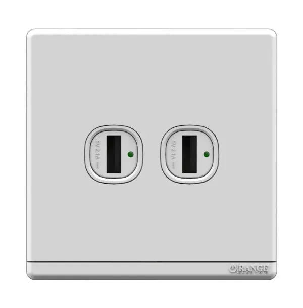 Odessa 2 Gang Type A Usb Charger Outlet Price in Pakistan