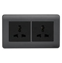 Scintilla Twin Multi Unswitched Socket Outlet