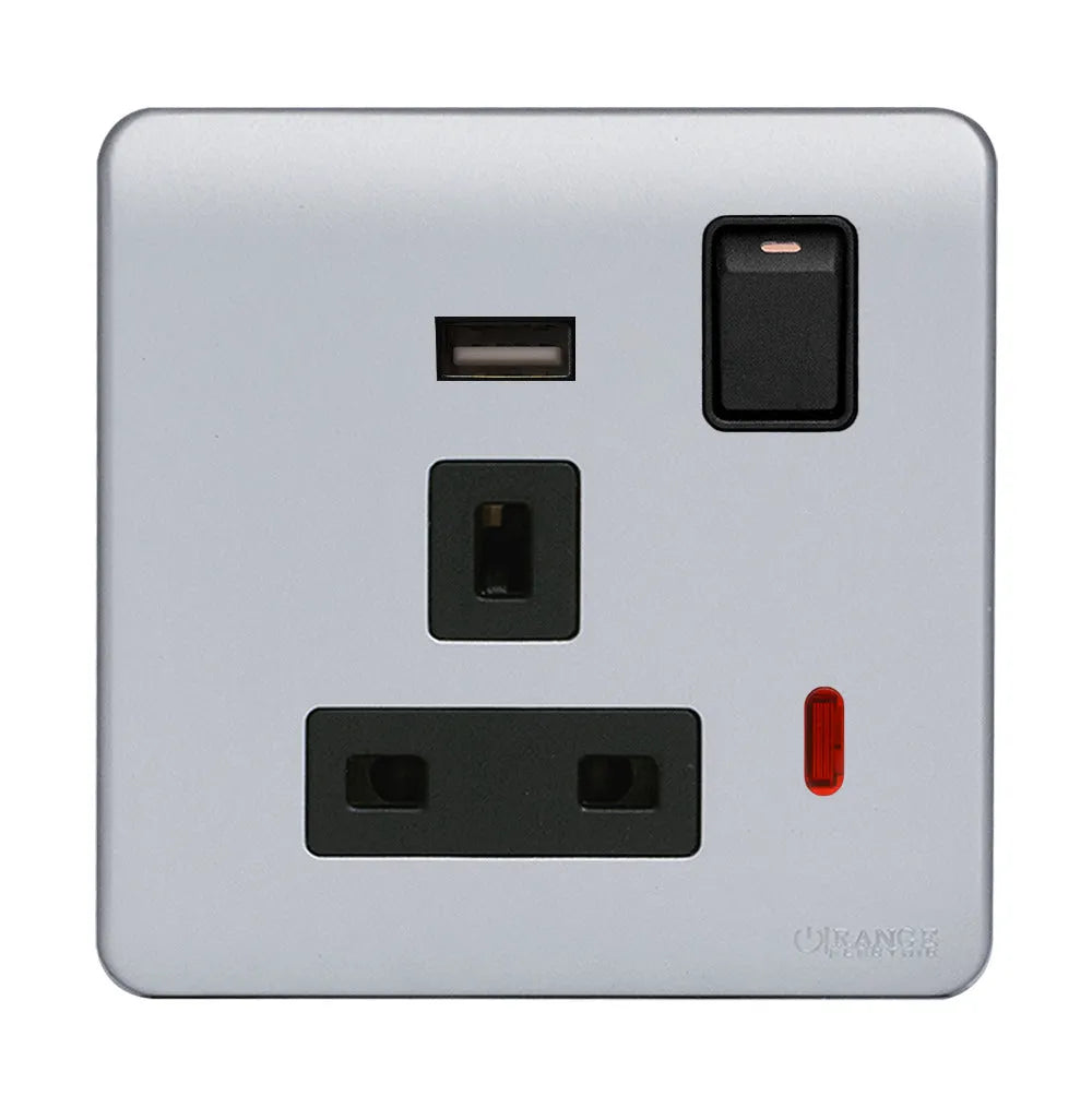 Orange Scintilla 1 Gang Type – A USB Charger Outlet Price in Pakistan