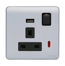 Scintilla Single Switch Socket Outlet 13amp With Indicator