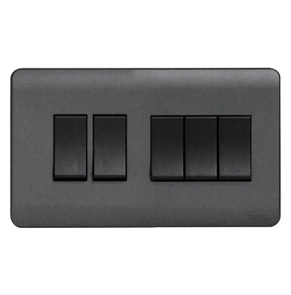 Scintilla 4 Gang Gold Flush Switch Price in Pakistan