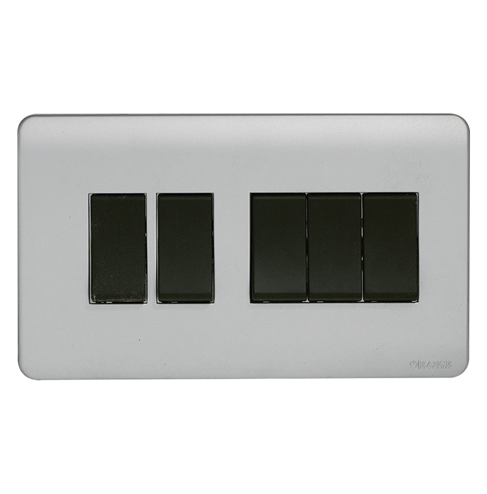 Scintilla 5 Silver Gold Flush Switch Price in Pakistan 